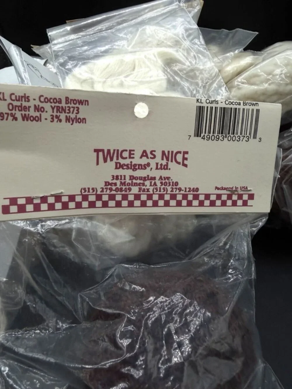 LOT 25+ Down Memory Lane & Twice as Nice Designs Mohair Wool Nylon Santa Hair
